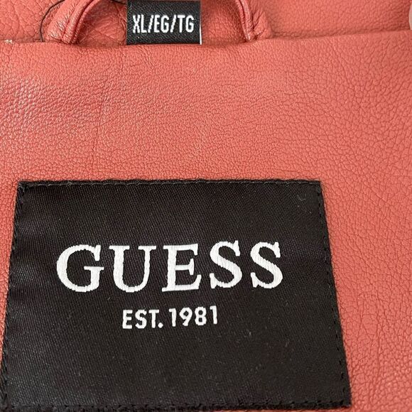 Guess Women's Faux Leather Biker Jacket - Picture 8 of 12